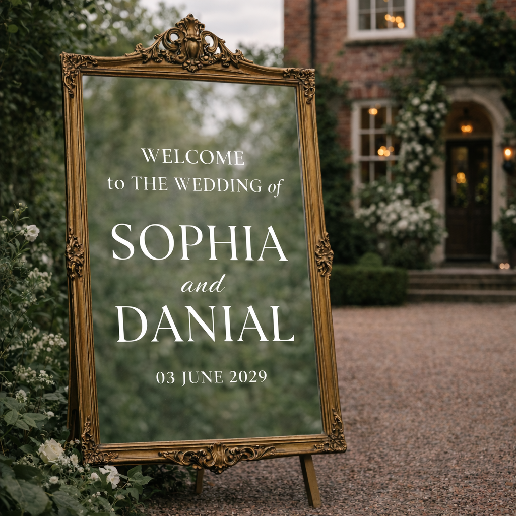 Custom Wedding Decal